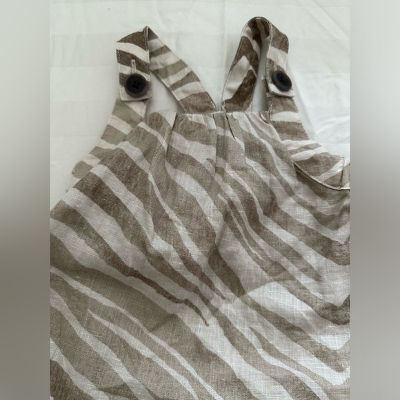 New LINEN TOP & BUBBLE SHORTS SET FOR BABY - Picture 2 of 5